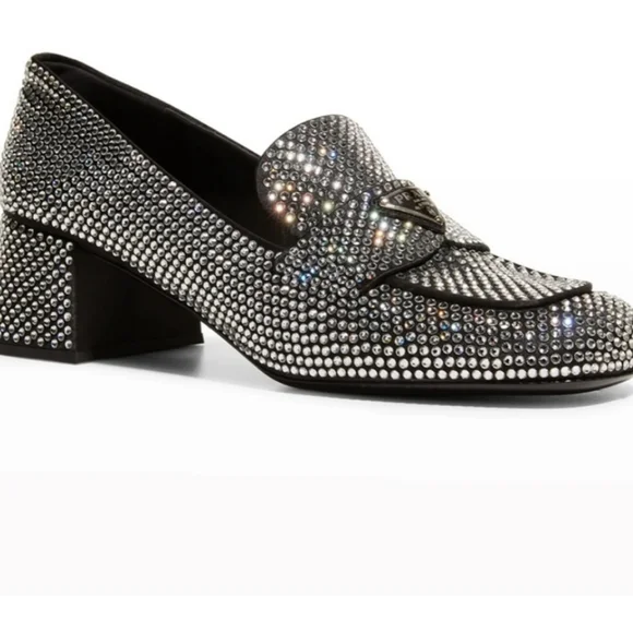 PRADA Crystal Loafers - Picture 7 of 16